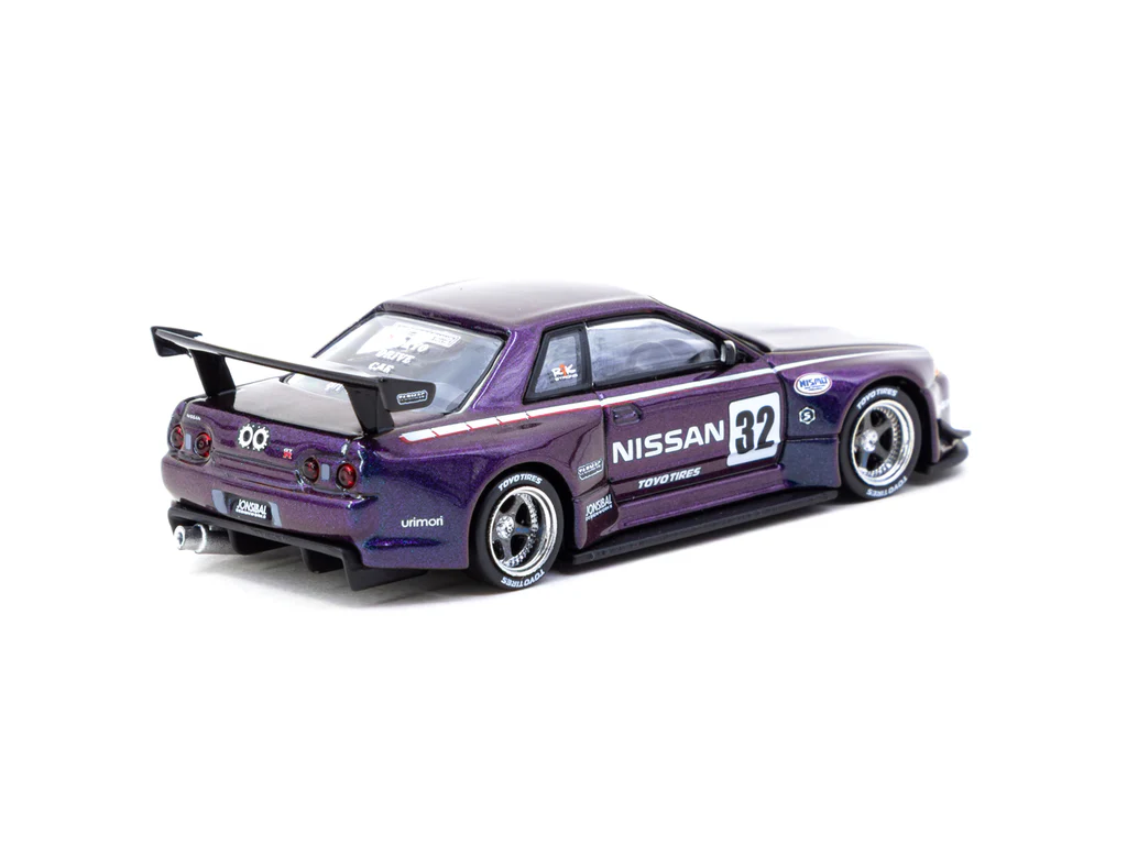 Tarmac Works 1/64 Nissan Skyline (R32) Widebody Midnight Purple - GLOBAL64 T64G-061-MP