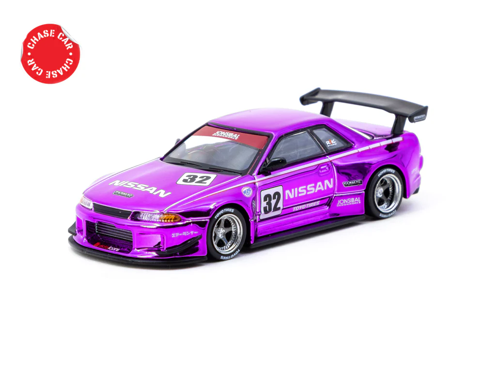 Tarmac Works 1/64 Nissan Skyline (R32) Widebody Midnight Purple - GLOBAL64 T64G-061-MP