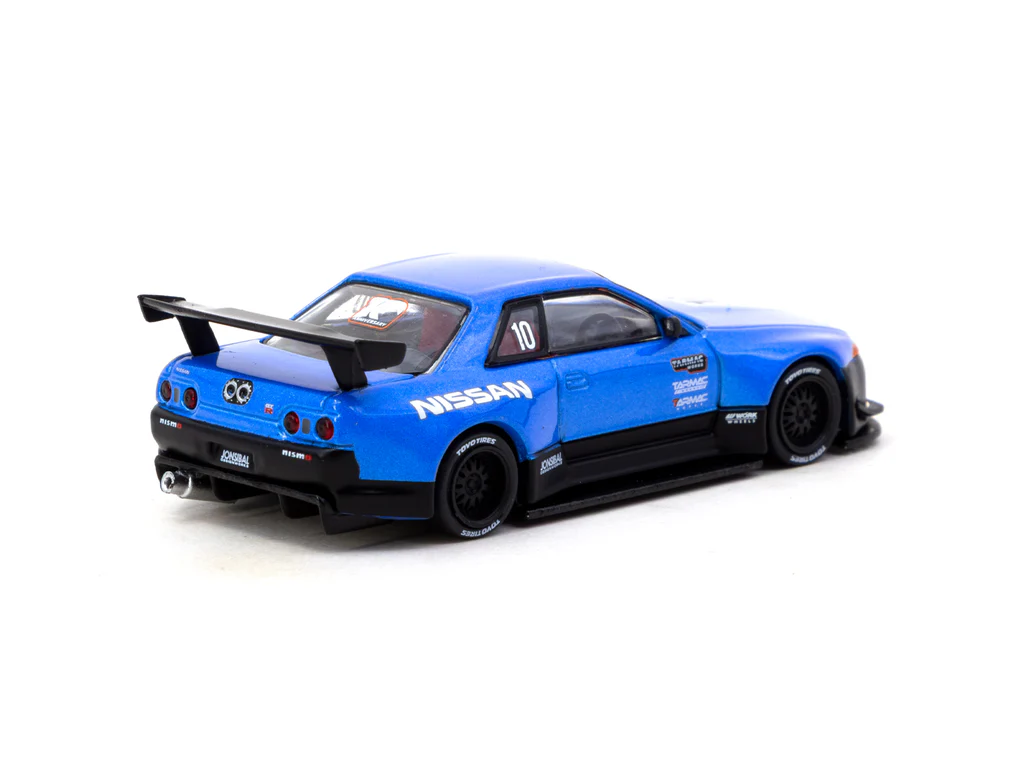 Tarmac Works 1/64 Nissan Skyline (R32) Widebody Tarmac Works 10th Anniversary - Designed by Jon Sibal - GLOBAL64 T64G-061-10TH - Thumbnail