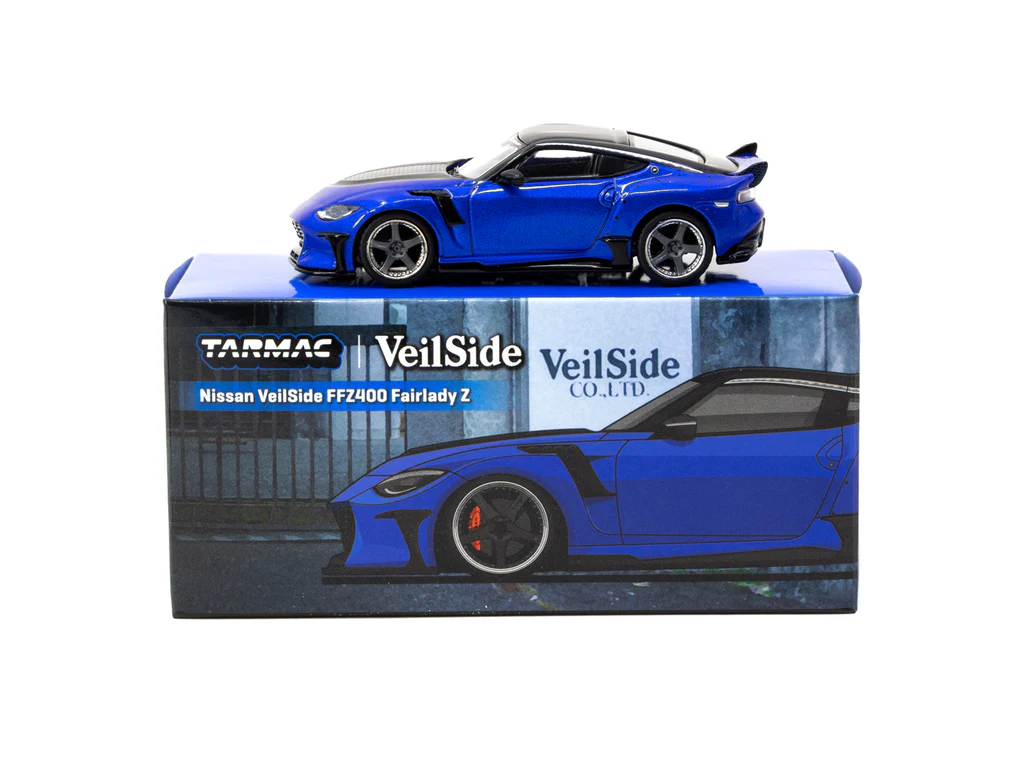Tarmac Works 1/64 Nissan VeilSide FFZ400 Fairlady Z Blue - GLOBAL64 T64G-074-BL - Thumbnail