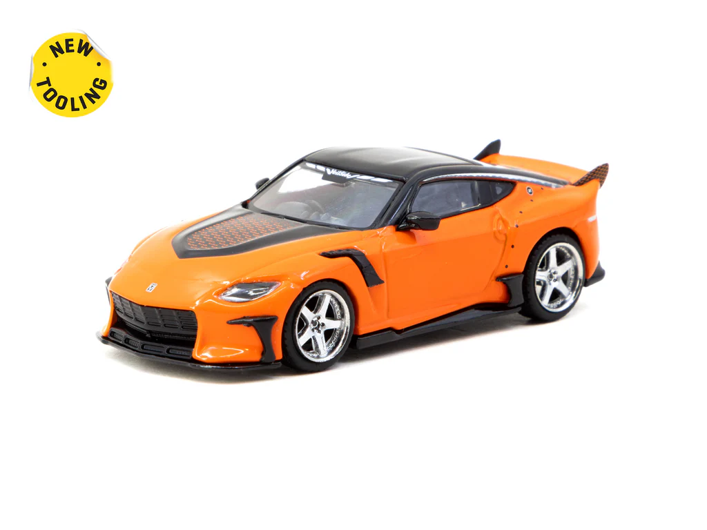 Tarmac Works 1/64 Nissan VeilSide FFZ400 Fairlady Z Orange - GLOBAL64 T64G-074-OR - Thumbnail