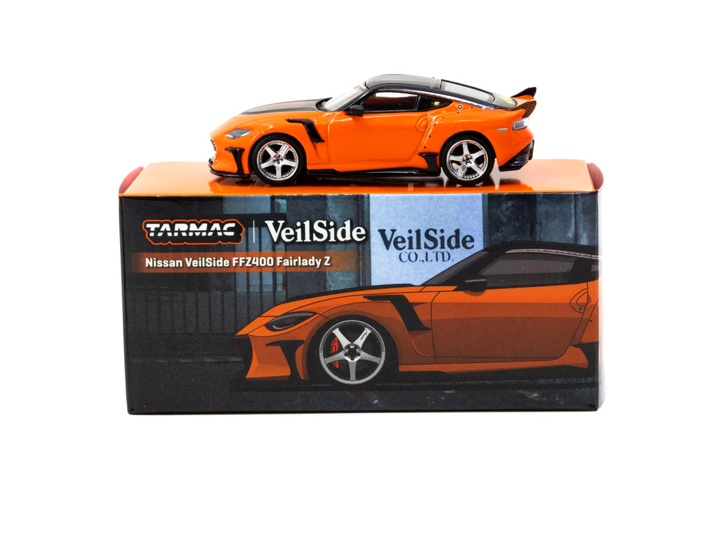 Tarmac Works 1/64 Nissan VeilSide FFZ400 Fairlady Z Orange - GLOBAL64 T64G-074-OR - Thumbnail