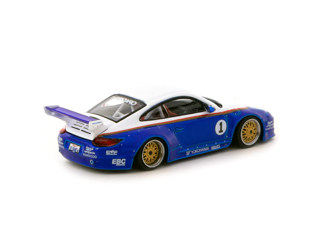 Tarmac Works 1/64 Old & New 997 Blue / White - HOBBY64 - Thumbnail