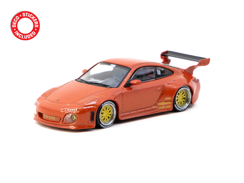 Tarmac Works 1/64 Old & New 997 Red Metallic - ROAD64 T64R-TL053-REM - Thumbnail