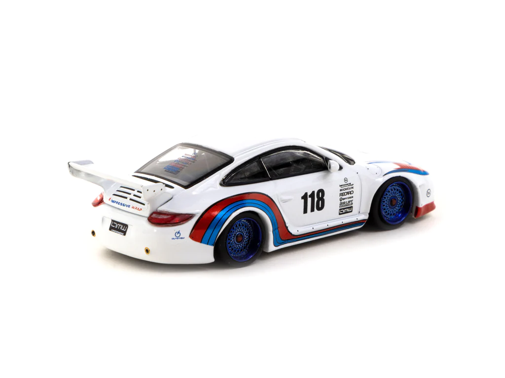 Tarmac Works 1/64 Old & New 997 White - HOBBY64