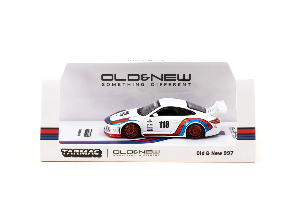 Tarmac Works 1/64 Old & New 997 White - HOBBY64 - Thumbnail