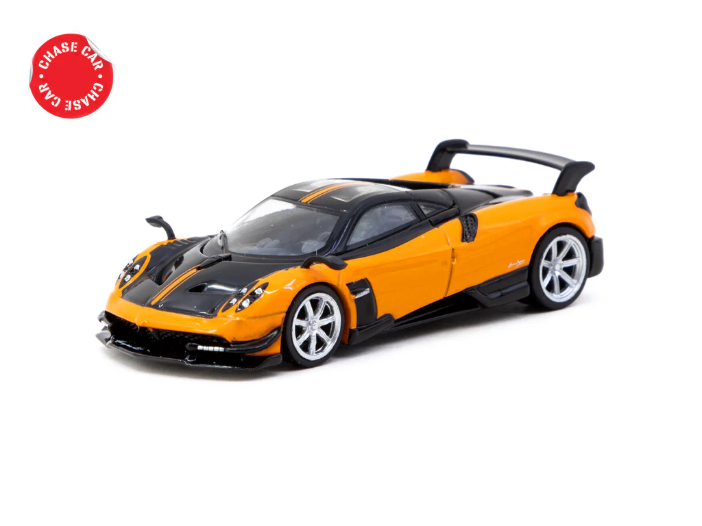 Tarmac Works 1/64 Pagani Huayra BC Arancio Saint Tropez - GLOBAL64 T64G-TL014-OR