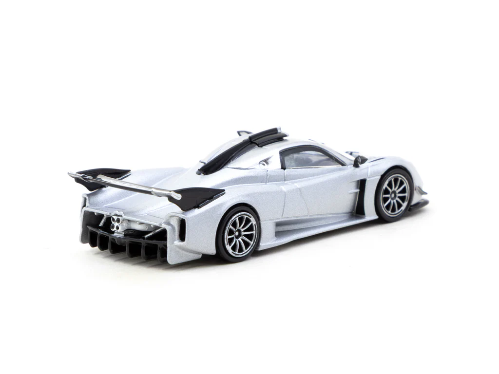 Tarmac Works 1/64 Pagani Huayra R Satin Silver - GLOBAL64 T64G-TL035-SL