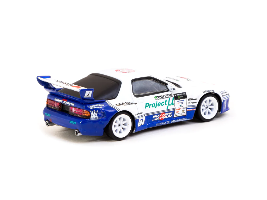 Tarmac Works 1/64 Pandem Mazda RX-7 FC3S Drift - HOBBY64 - Thumbnail