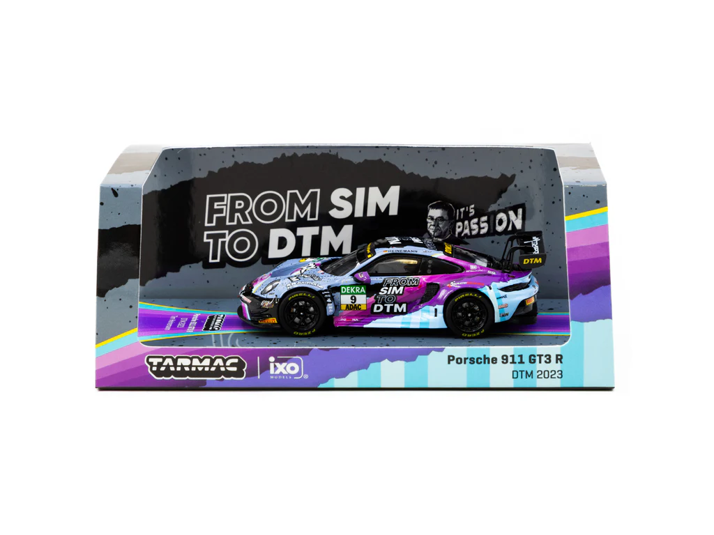 Tarmac Works 1/64 Porsche 911 GT3 R DTM 2023 #9 - HOBBY64 T64-084-23DTM09