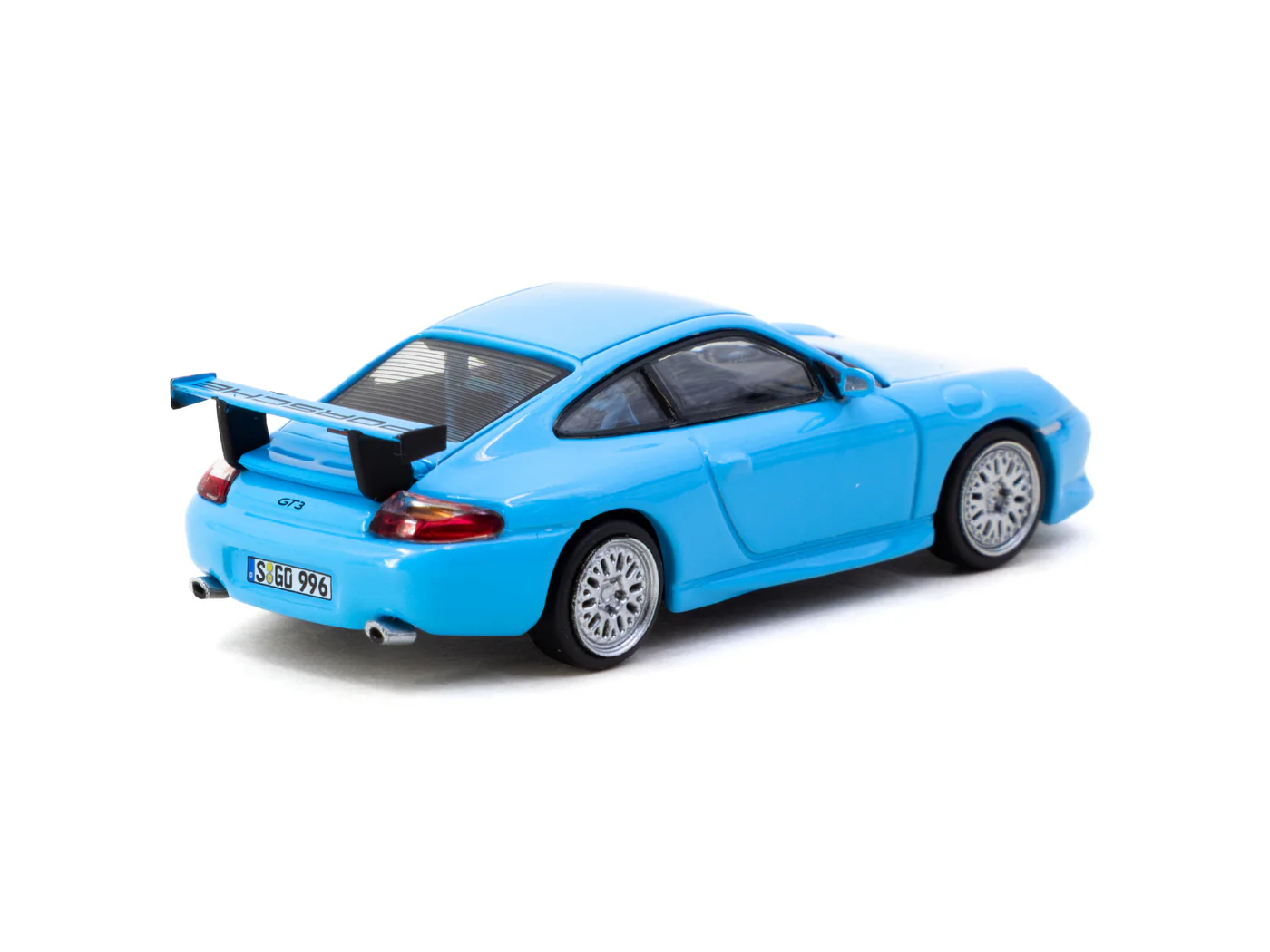 Tarmac Works 1/64 Porsche 911 GT3 (type 996) Light Blue - Tarmac Works X iXO Models GLOBAL64 T64G-069-BL - Thumbnail