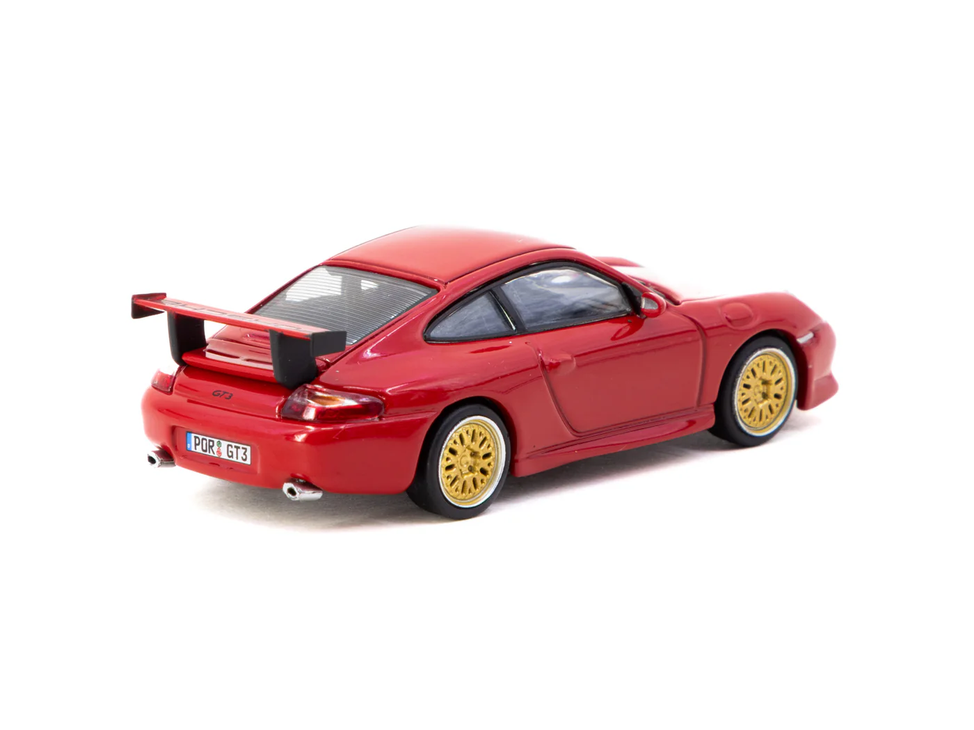 Tarmac Works 1/64 Porsche 911 GT3 type 996 Red T64G-069-RE - Thumbnail