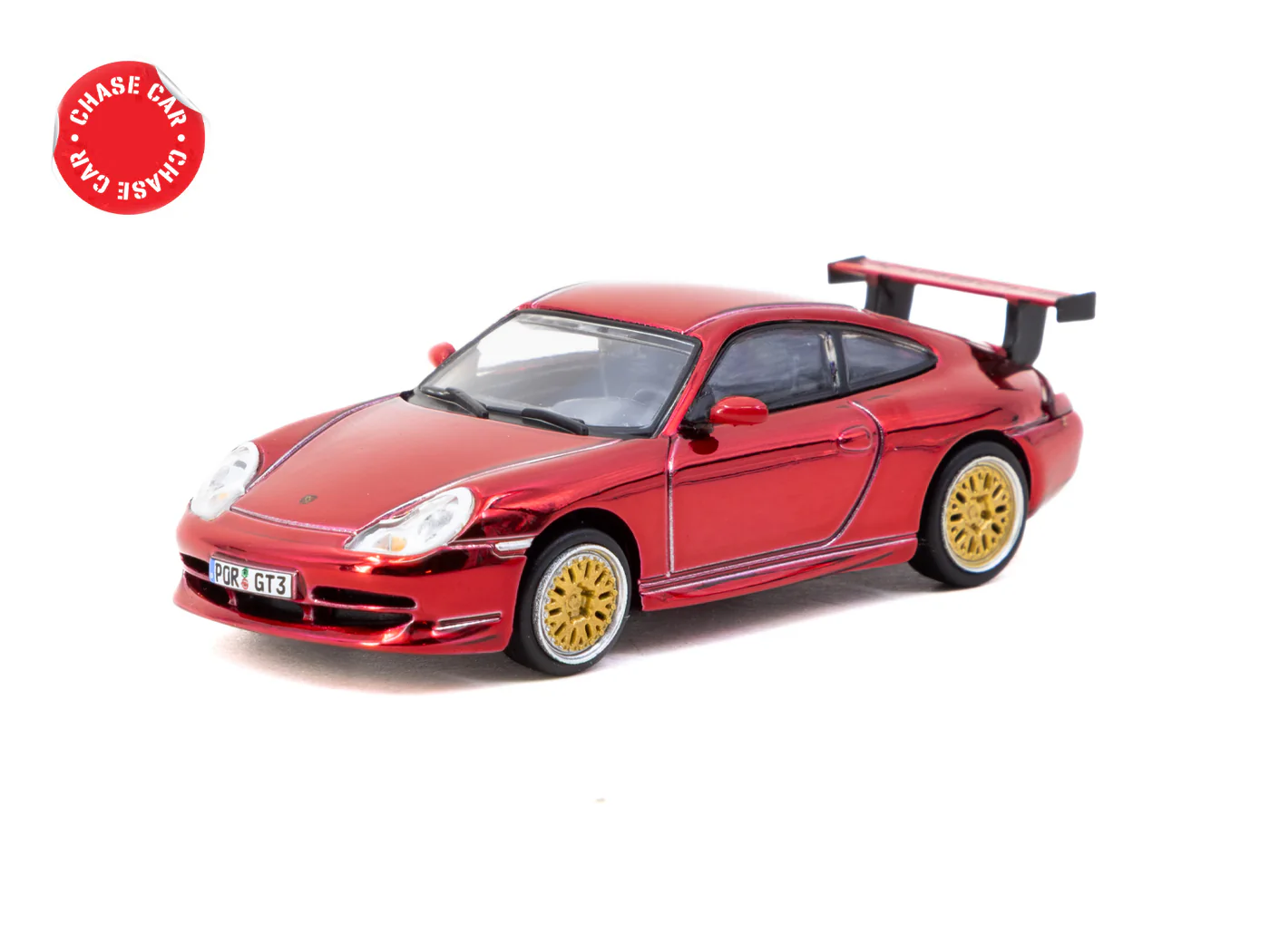 Tarmac Works 1/64 Porsche 911 GT3 type 996 Red T64G-069-RE