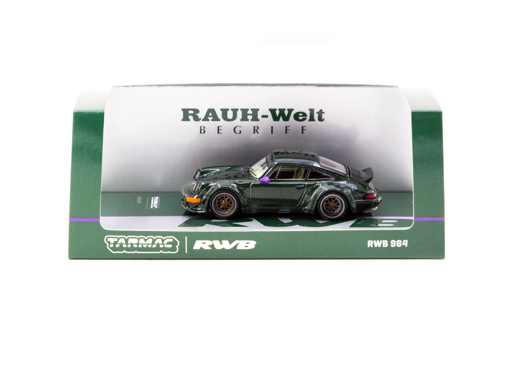 Tarmac Works 1/64 RWB 964 Green - HOBBY64 T64-TL037-GR
