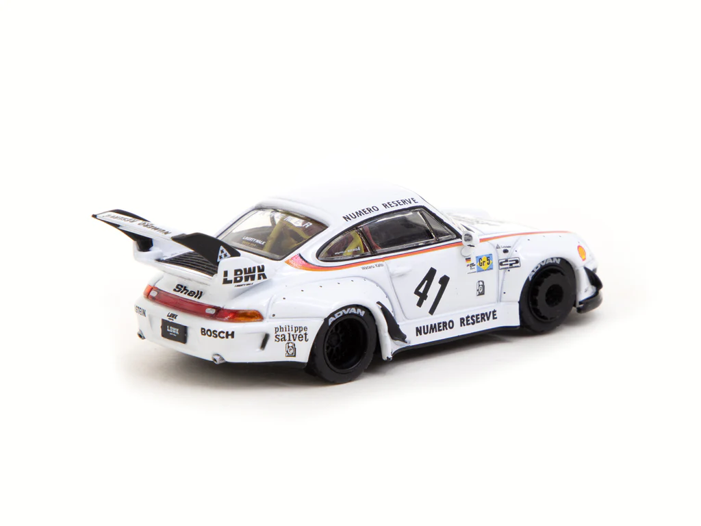 Tarmac Works 1/64 RWB 993 LBWK with Plastic Truck Packaging - Singapore Special Edition - HOBBY64 - Thumbnail