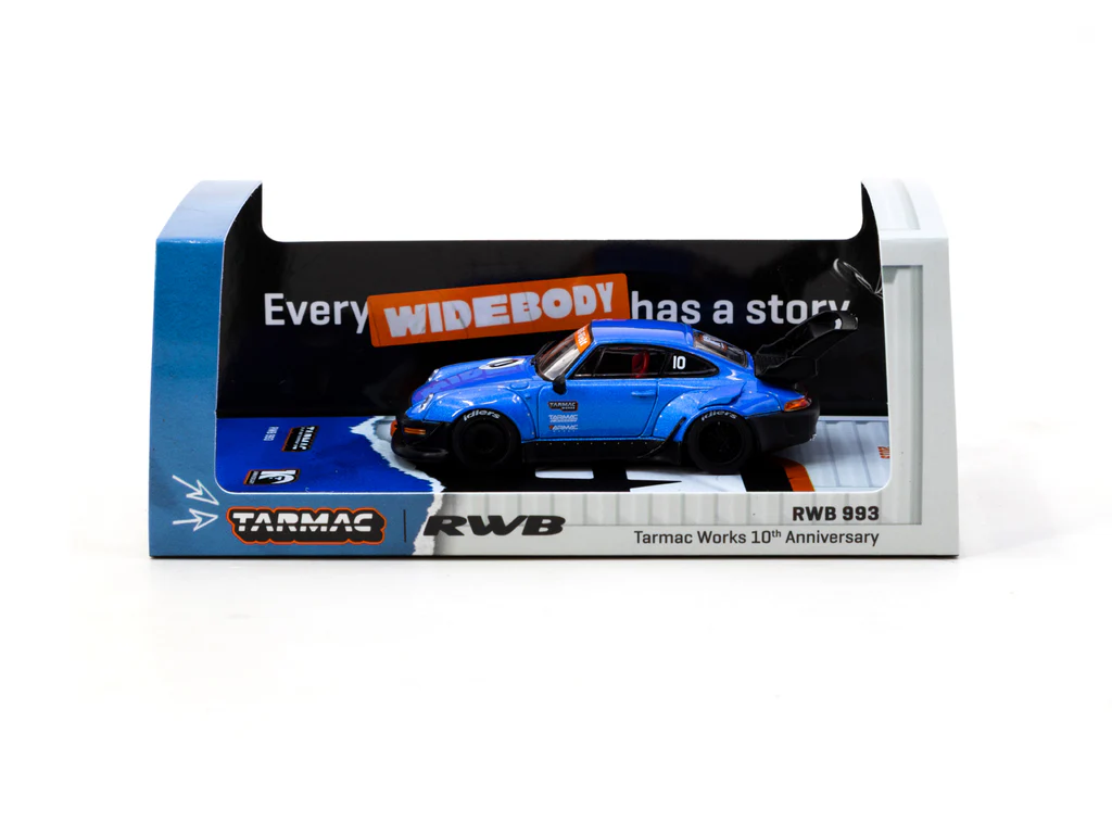 Tarmac Works 1/64 RWB 993 Tarmac Works 10th Anniversary - HOBBY64 T64-TL017-10TH - Thumbnail