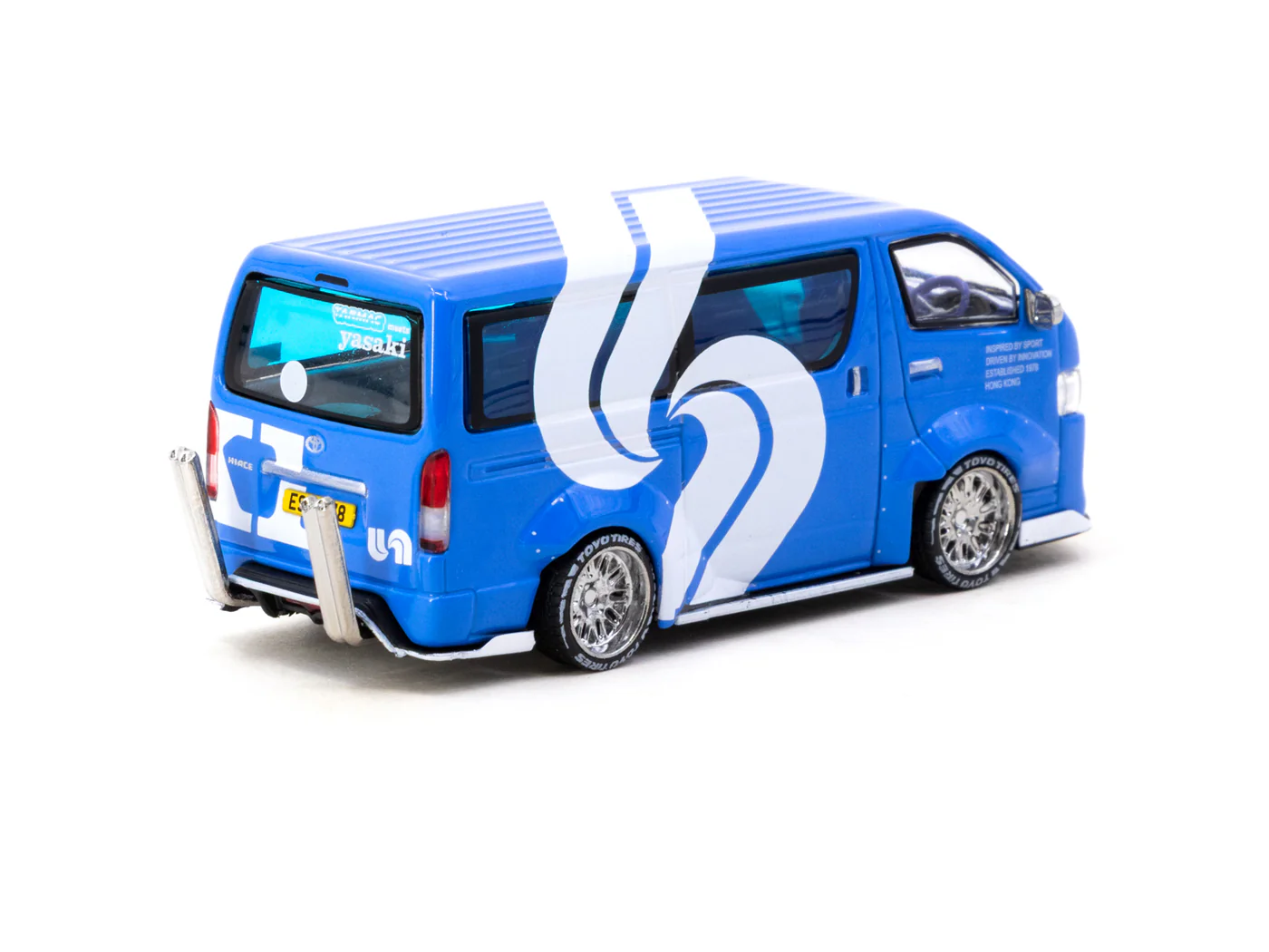 Tarmac Works 1/64 Toyota Hiace Widebody Yasaki Special Edition - HOBBY64 T64-038-YAS
