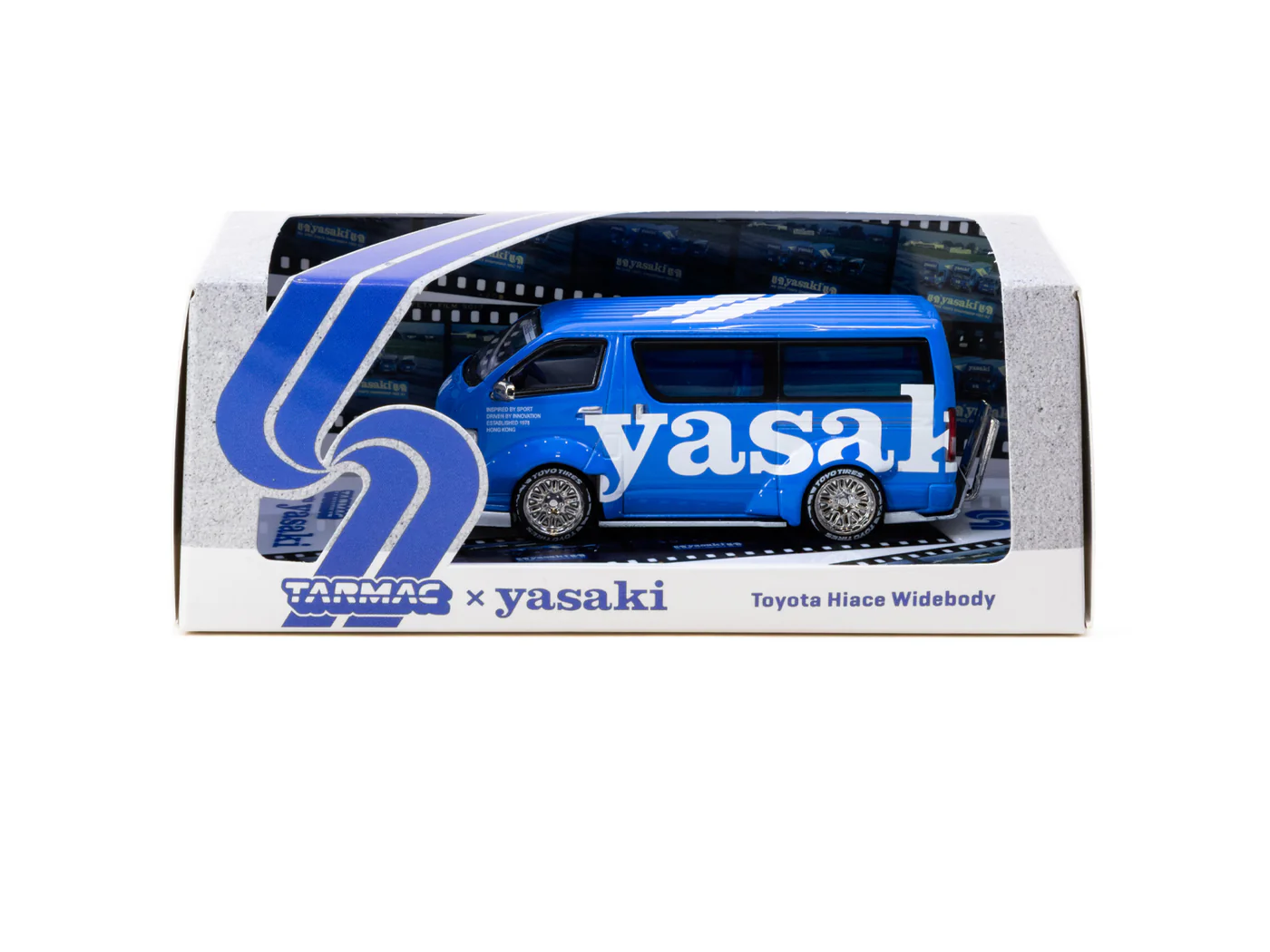 Tarmac Works 1/64 Toyota Hiace Widebody Yasaki Special Edition - HOBBY64 T64-038-YAS