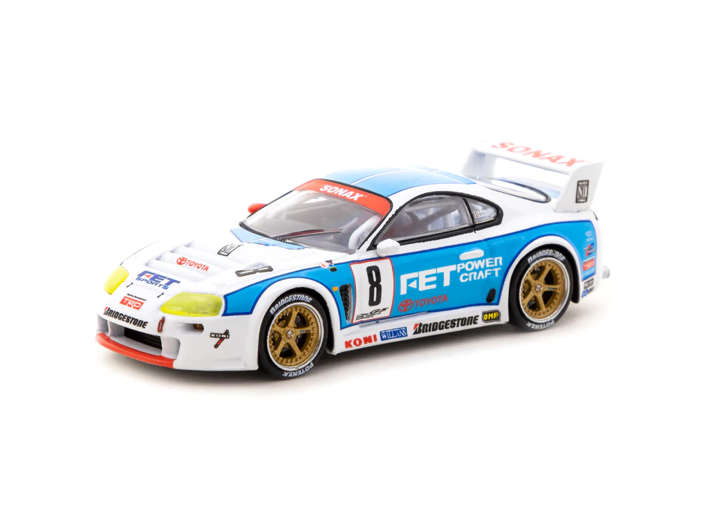 Tarmac Works 1/64 Toyota Supra GT JGTC 1995 #8 - Special Edition - HOBBY64 - Thumbnail