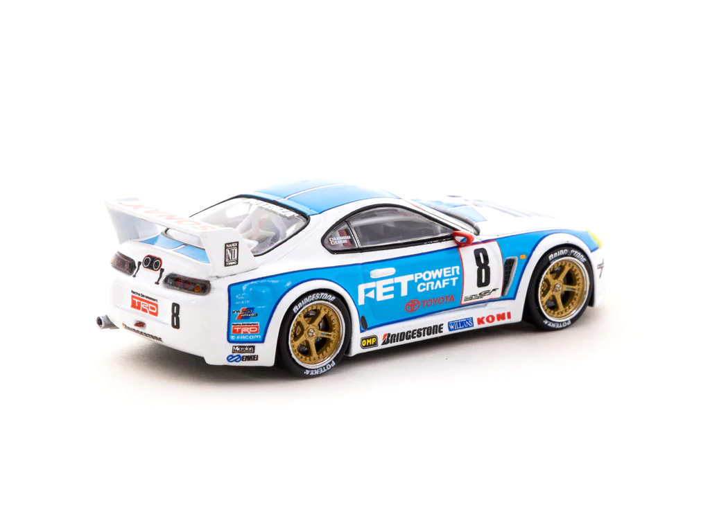 Tarmac Works 1/64 Toyota Supra GT JGTC 1995 #8 - Special Edition - HOBBY64 - Thumbnail