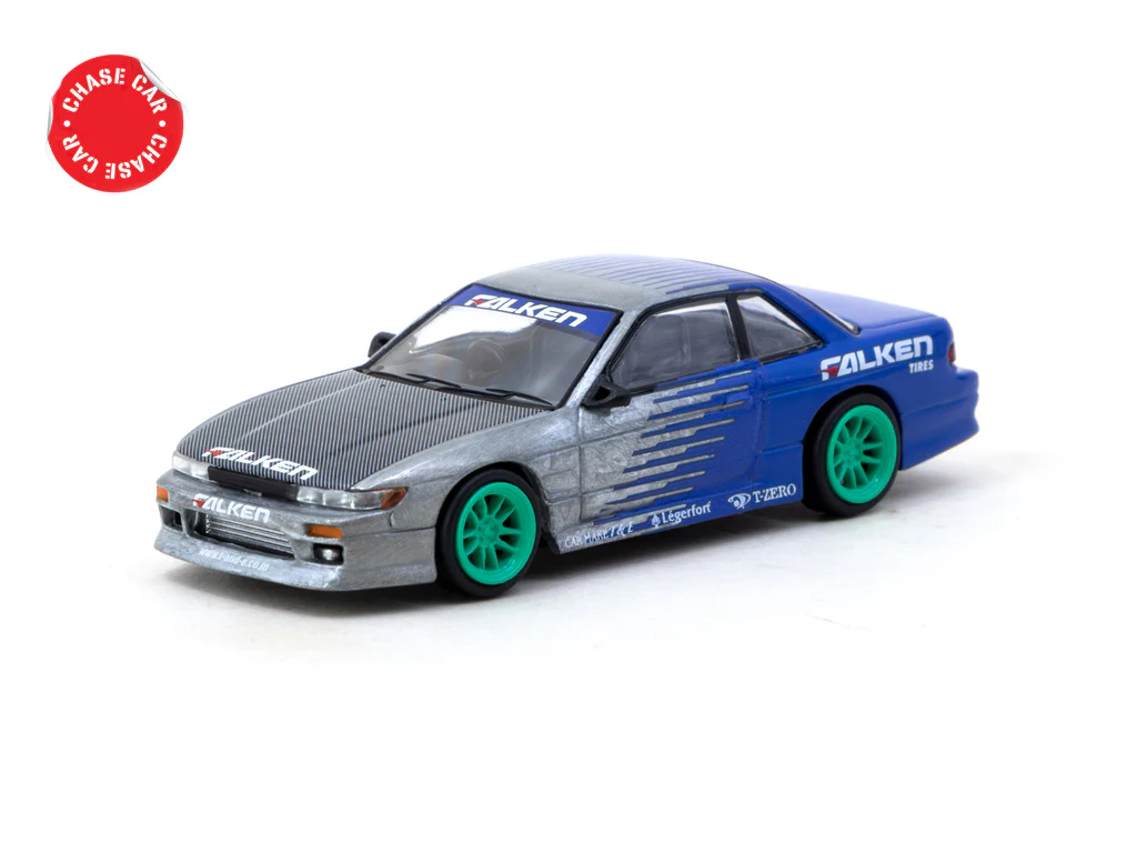 Tarmac Works 1/64 VERTEX Nissan Silvia (S13) Falken - GLOBAL64 T64G-025-FA - Thumbnail