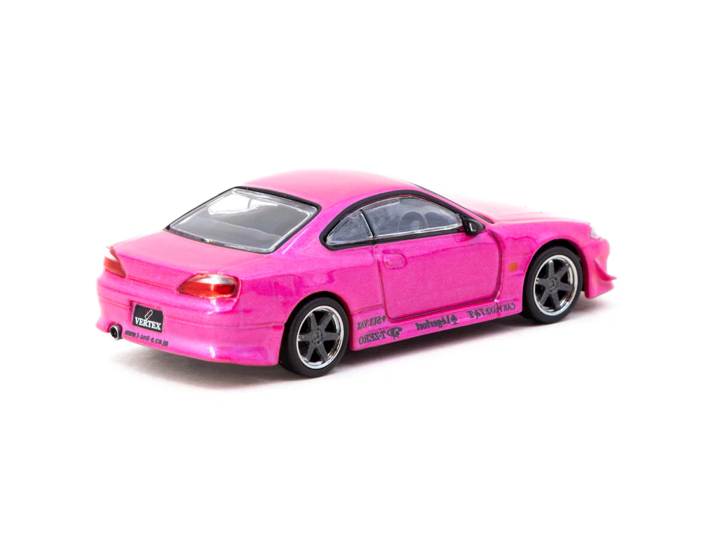 Tarmac Works 1/64 VERTEX Nissan Silvia S15 Pink Metallic - GLOBAL64 T64G-023-PI