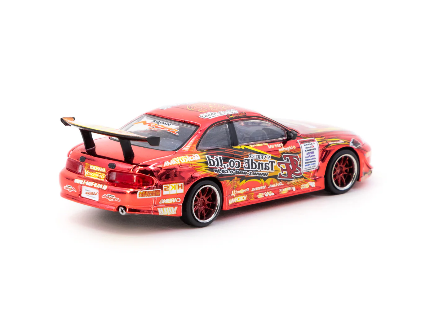 Tarmac Works 1/64 VERTEX Ridge TE3006 Soarer Chrome Red - Tokyo Auto Salon 2026 Special Edition - GLOBAL64 T64G-080-TE3006 - Thumbnail