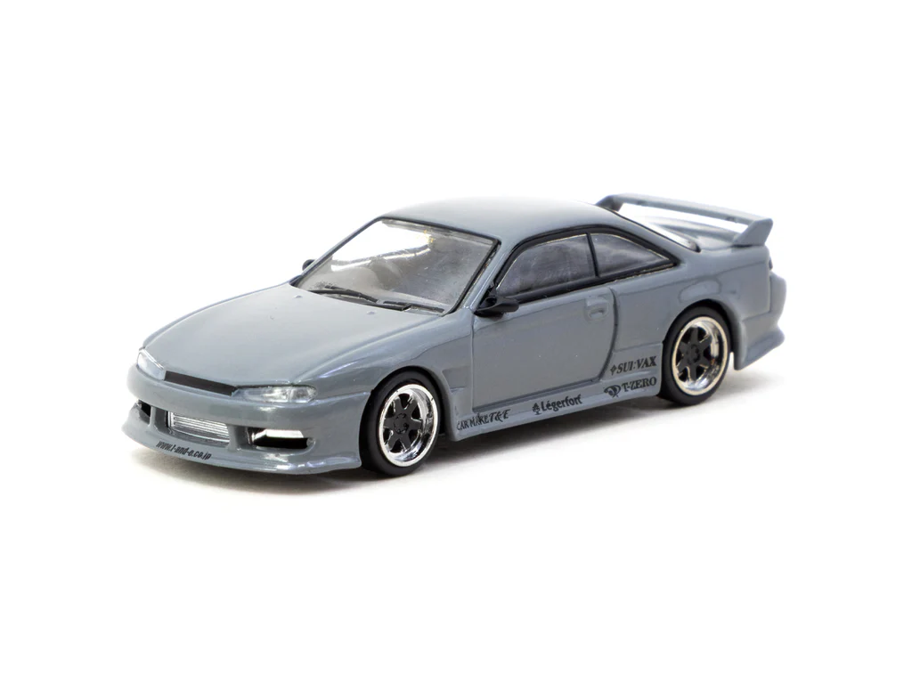 Tarmac Works 1/64 VERTEX Silvia (S 14) Grey - GLOBAL64 T64G-018-GY