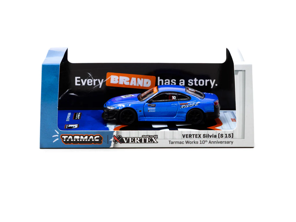 Tarmac Works 1/64 VERTEX Silvia (S 15) Tarmac Works 10th Anniversary - GLOBAL64 T64G-023-10TH - Thumbnail