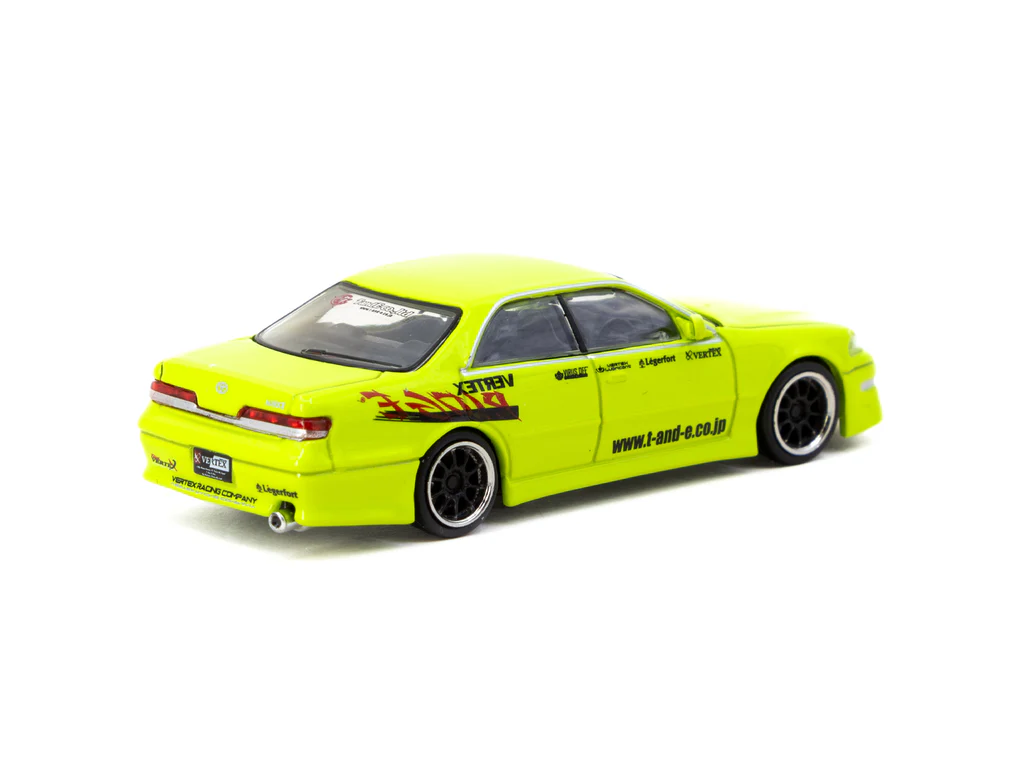 Tarmac Works 1/64 VERTEX Toyota Mark II JZX100 Light Green - Tokyo Auto Salon 2025 Special Edition - GLOBAL64 T64G-024-LG
