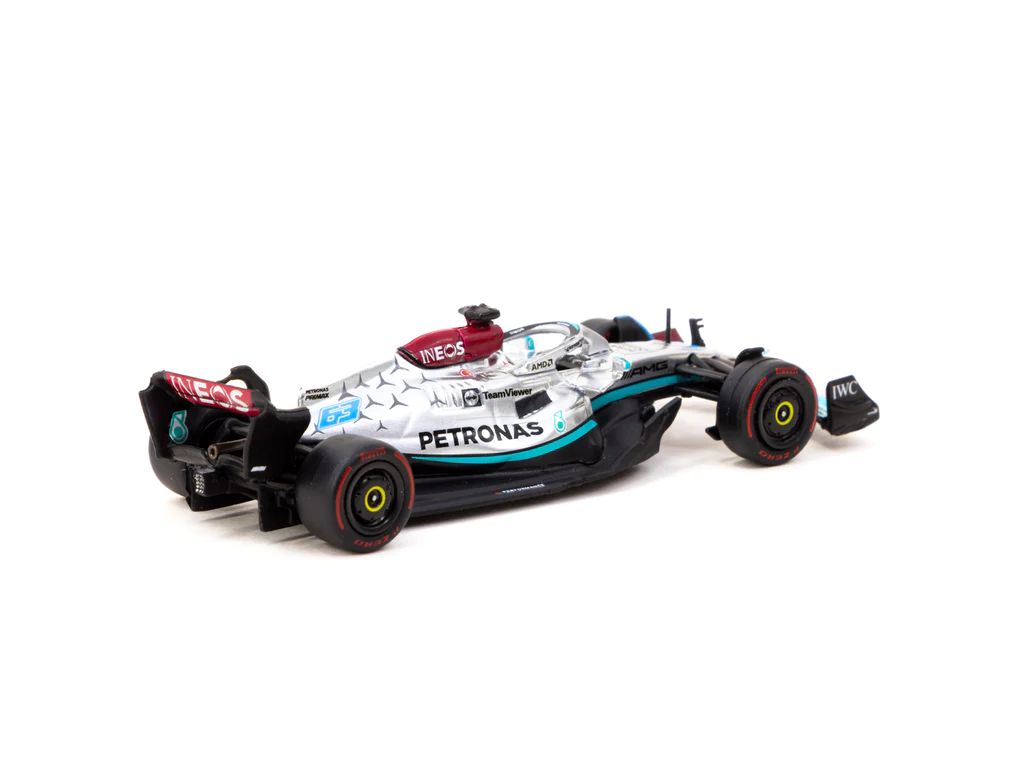 Tarmac Works 1/64 X iXO Models Mercedes-AMG F1 W13 E Performance Sao Paulo Grand Prix 2022 #63 Winner - George Russell - GLOBAL64 - Thumbnail