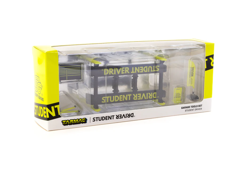 Tarmac Works - Tarmac Works Accessories 1/64 Garage Tools set Student Driver- PARTS64