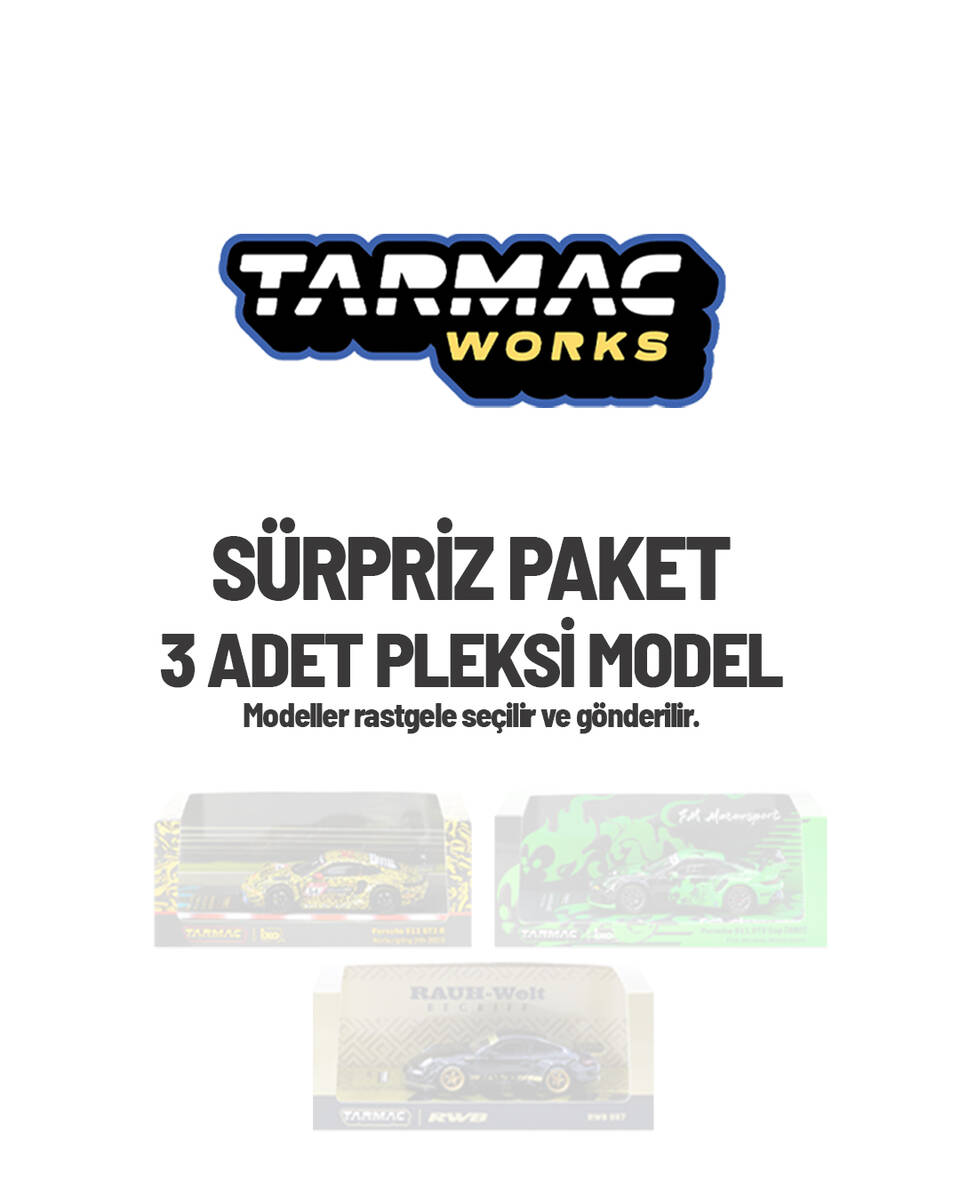 Tarmac Works (Pleksi) Sürpriz Paket 3 ADET