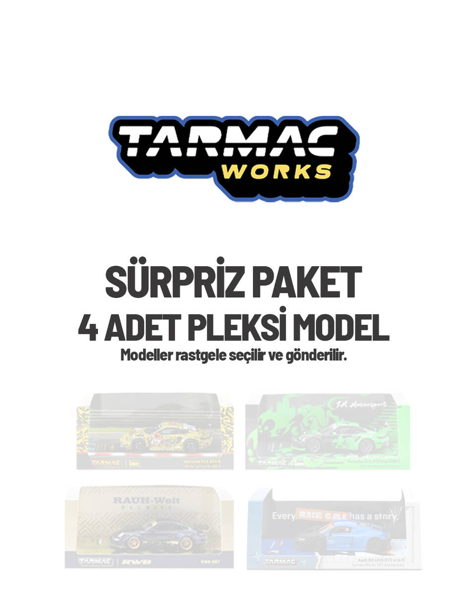 Tarmac Works (Pleksi) Sürpriz Paket 4 ADET