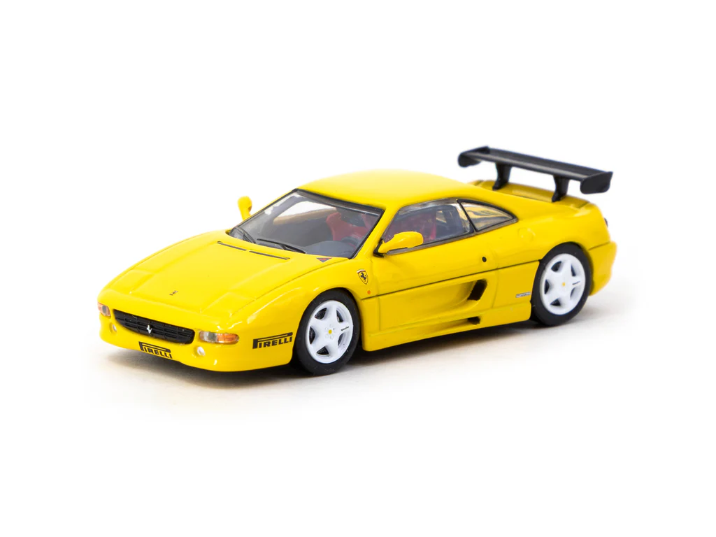 Tarmac Works - Tarmac Works X iXO Models 1/64 Ferrari F355 Challenge Yellow - ROAD64 T64R-083-YL