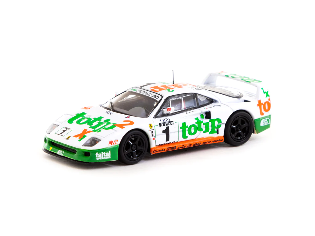 Tarmac Works - Tarmac Works X iXO Models 1/64 Ferrari F40 GT Italian GT Championship 1994 #1 - HK Toy Car Salon Special Edition - HOBBY64 Tarmac Works - Tarmac Works X iXO Models 1/64 Ferrari F40 GT Italian GT Championship 1994 #1 - HK Toy Car Salon Special Edition - HOBBY64