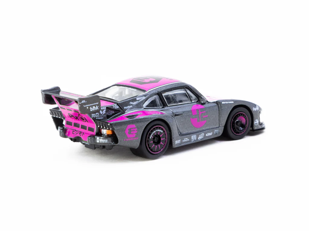Tarmac Works X iXO Models 1/64 Bisimoto Porsche 935 K3V with Tarmac Cards Combo Set - HOBBY64 T64-079-K3V - Thumbnail