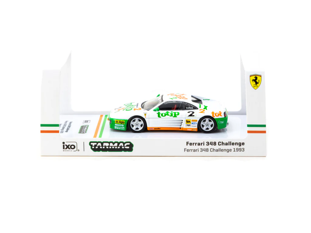 Tarmac Works X iXO Models 1/64 Ferrari 348 Challenge Ferrari 348 Challenge 1993 #02 - HOBBY64 T64-082-93CHA02