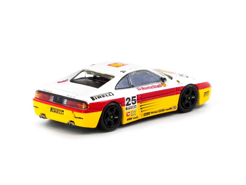 Tarmac Works X iXO Models 1/64 Ferrari 348 Challenge Italian GT 1994 #25 - HOBBY64 T64-082-94IGT25 - Thumbnail