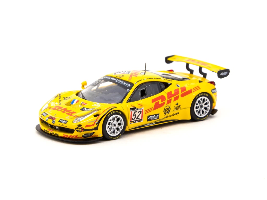 Tarmac Works X IXO Models 1/64 Ferrari 458 Italia GT3 24 Hours of Spa 2013 #52 - HOBBY64