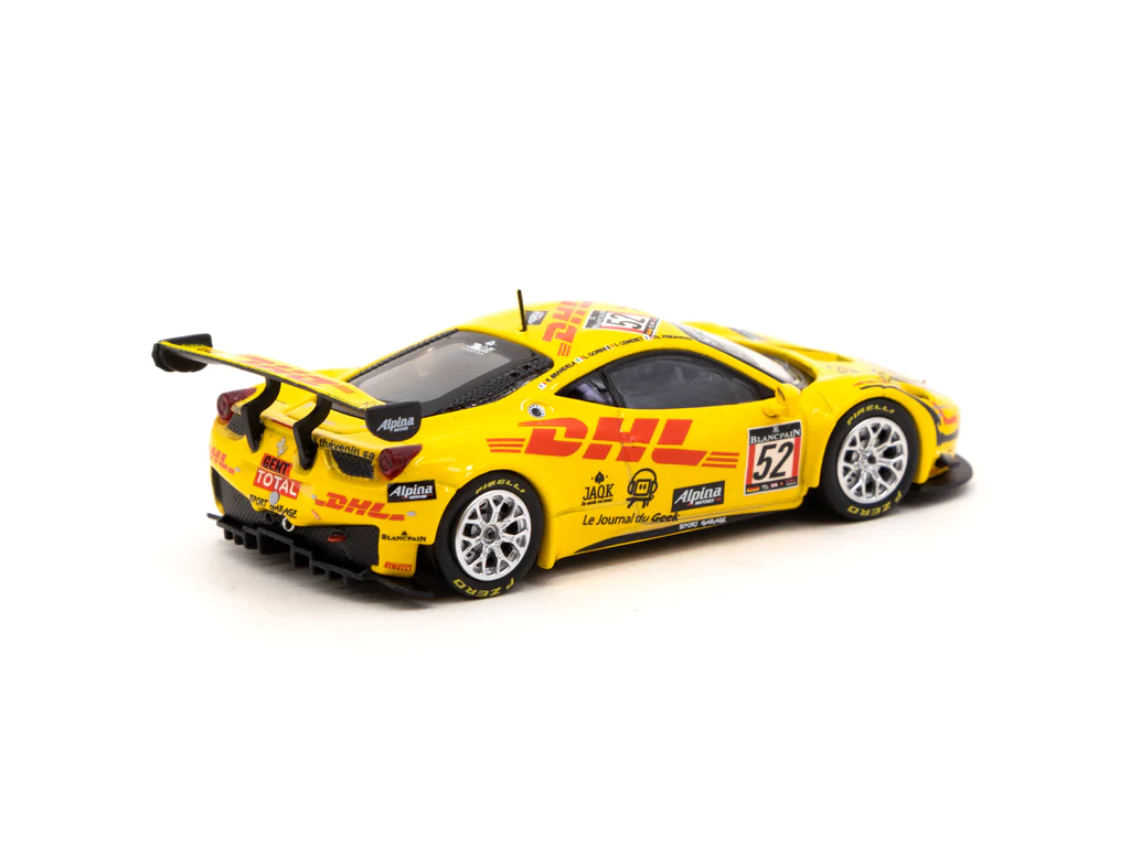 Tarmac Works X IXO Models 1/64 Ferrari 458 Italia GT3 24 Hours of Spa 2013 #52 - HOBBY64 - Thumbnail