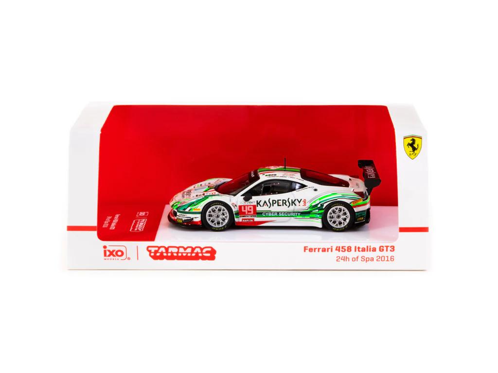 Tarmac Works X iXO Models 1/64 Ferrari 458 Italia GT3 24 hours of Spa 2016 #49 - HOBBY64 - Thumbnail