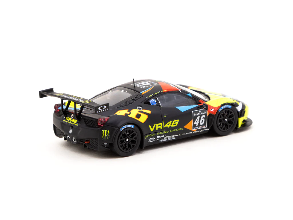 Tarmac Works X IXO Models 1/64 Ferrari 458 Italia GT3 Blancpain Endurance Series 2012 – Nurburgring #46 - HOBBY64 - Thumbnail