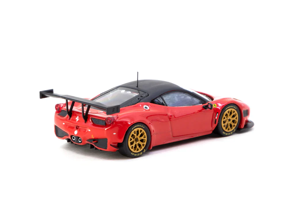 Tarmac Works X iXO Models 1/64 Ferrari 458 Italia GT3 Red - ROAD64 T64R-073-RE