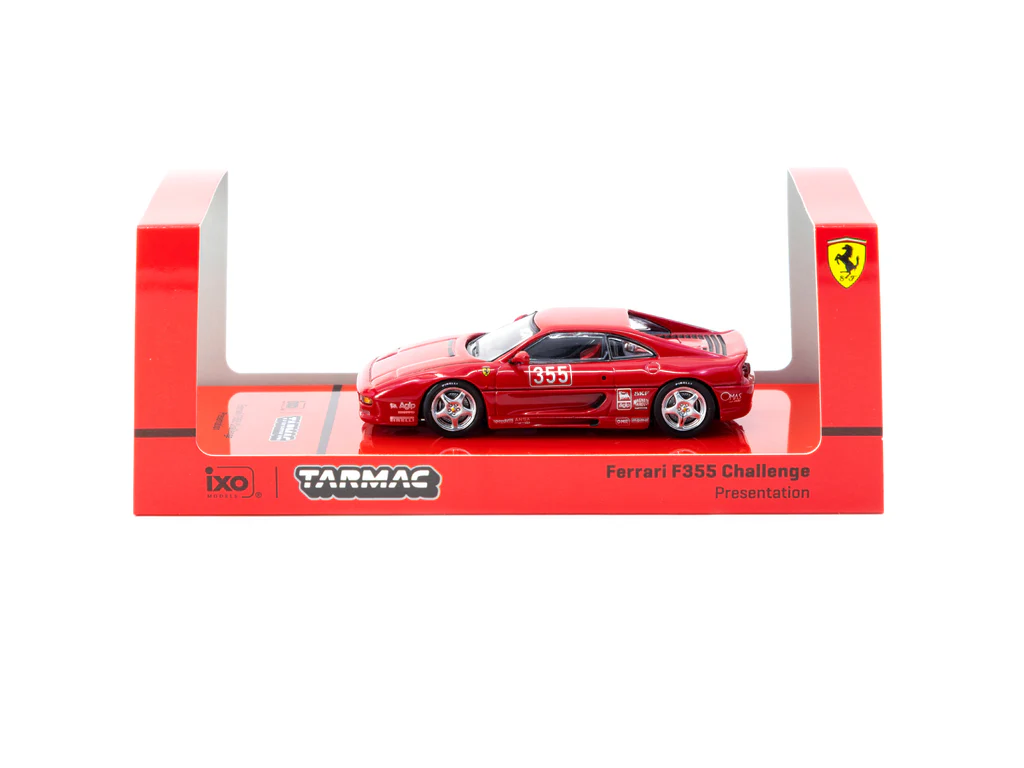 Tarmac Works X iXO Models 1/64 Ferrari F355 Challenge Presentation - HOBBY64 T64-083-PRE - Thumbnail