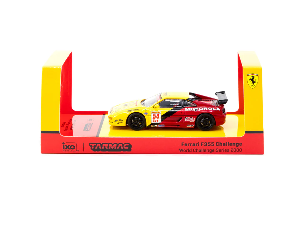 Tarmac Works X iXO Models 1/64 Ferrari F355 Challenge World Challenge Series 2000 #54 - HOBBY64 T64-083-00WCS54