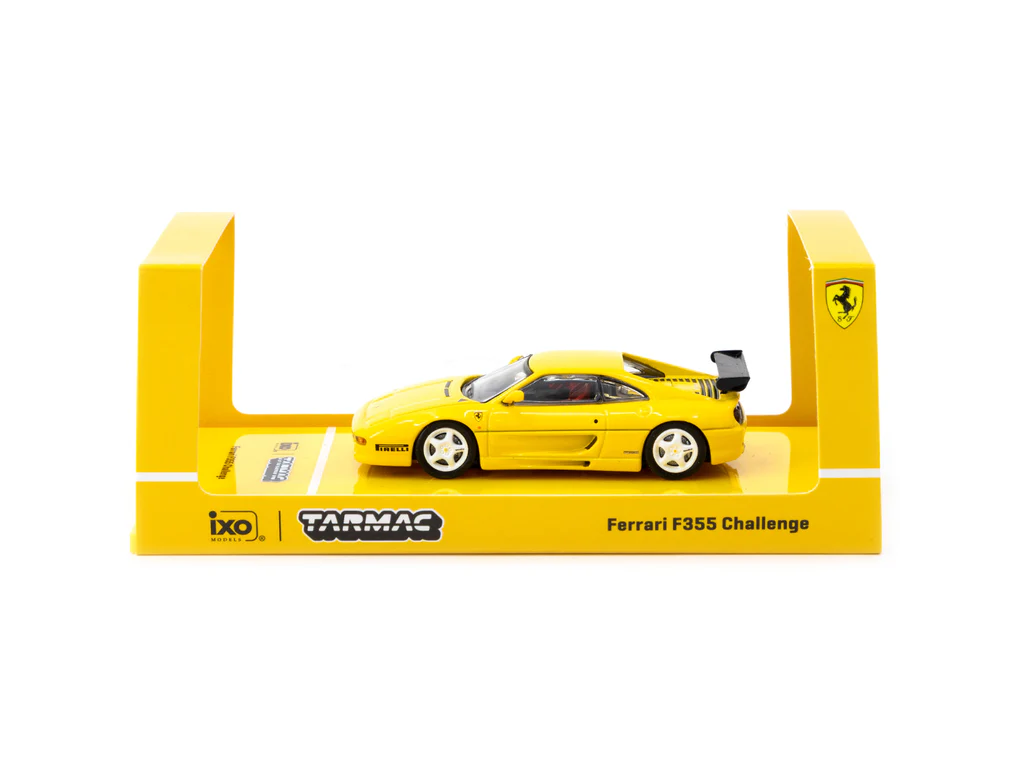 Tarmac Works X iXO Models 1/64 Ferrari F355 Challenge Yellow - ROAD64 T64R-083-YL