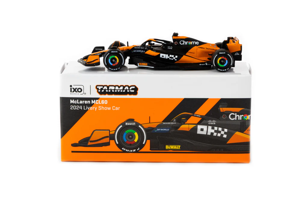 Tarmac Works X iXO Models 1/64 McLaren MCL60 2024 Livery Show Car - GLOBAL64 T64G-F070-2024 - Thumbnail