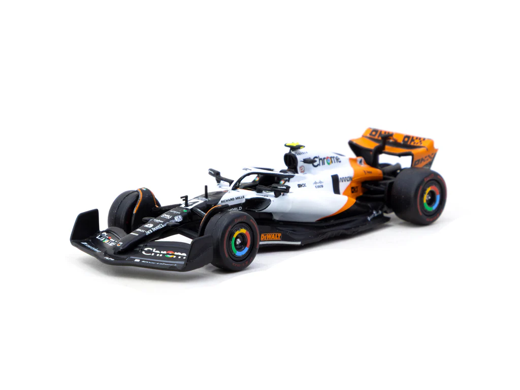 Tarmac Works X iXO Models 1/64 McLaren MCL60 Spanish Grand Prix 2023 Qualifying#4 Lando Norris - GLOBAL64 T64G-F070-LN1 - Thumbnail