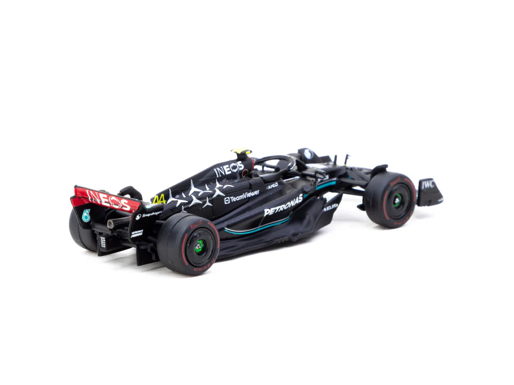 Tarmac Works X iXO Models 1/64 Mercedes-AMG F1 W14 E Performance Hungarian Grand Prix 2023 Pole Position Lewis Hamilton - GLOBAL64 T64G-F064-LH1